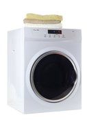Majestic 13 lb.Compact Standard Electric Dryer in White with Silver Trim MJ860D coming with Venting and Sensor... N6