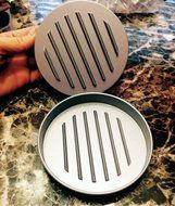 Aprince Burger Press, Hamburger Patty Maker, Hamburger Presser (White - Square Plastic) N11