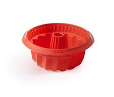 Lekue Deep Savarin Cake Baking Mold, 8.6", Red