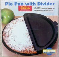Kitchen Collection Pie Pan with Divider