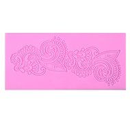 Whosee Style#4 3D Silicone Mold Fondant Cake Chocolate Decor Baking Mold Random Color N21