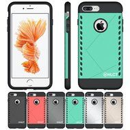 iPhone 7 Plus Case, [5.5 Inch], HLCT Slim Fit, Soft Interior TPU Bumper &amp; Hard Shell Solid PC Back, Shock-Absorption... N4