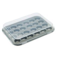 Ecolution Bakeins 24 Mini Muffin and Cupcake Pan with Lid &ndash; PFOA, BPA, and PTFE Free Non-Stick Coating &ndash; Heavy... N5