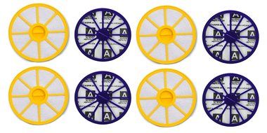 2 Sets Replacement Hepa Filter Pre Post-motor Filter for Dyson DC14 Primary Blue Foam Filters &amp; Purple Post-motor... N4