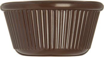 Carlisle S28269 Melamine Fluted Ramekin, 3 oz Capacity, 1.43" Height, Chocolate (Case of 48) N6