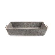 Mopita Rider 37cm x 25cm/14.56" x 9.85" Non-Stick Cast Aluminum Roasting Pan, Large, Grey