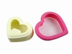 HAKSEN Sandwich Mold,Heart Shape,Red N4