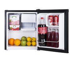 Hisense RS06DR1SA 1.7 cu. ft. Single Door Compact Refrigerator, Black N2
