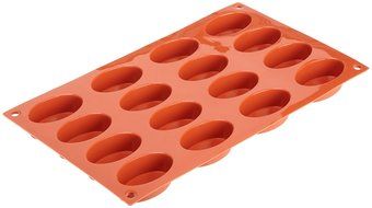 Silikomart Siliconflex Oval Mold, .78 Inch x 2.16 Inch N2