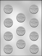 CK Products 1-1/2-Inch Nurse Mint Chocolate Mold