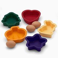 Kitchenaid 5 Piece Holiday Silicone Baking Molds