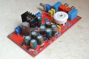 New Tube 6N3 Buffer Audio Preamplifier Pre-AMP Board 10W + AC12V Power Adapter N5