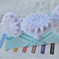 MuLuo Veined Sunflower Daisy Gerbera Flower Fondant Cake Plunger Cutter N2