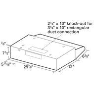 Air King ESDQ1308 Energy Star Deluxe Quite 30-Inch Stainless Steel Under Cabinet Range Hood