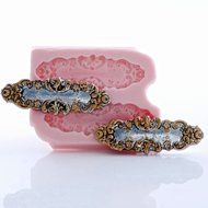 Victorian Scroll Work Silicone Mold Food Safe Fondant, Chocolate, Candy, Resin, Polymer Clay, Craft, Jewelry Food... N3