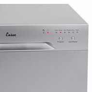 Kissemoji Countertop Dishwasher Silver Portable Compact Energy Star Apartment Dish Washer N7