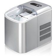 Sunpentown Portable &amp; Fast Ice Maker | Self-Clean Function, Silver