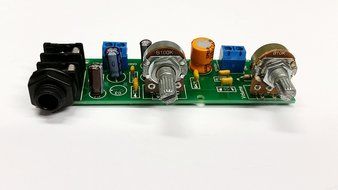 LM386 Audio Amplifier (1/4" headphone jack IN / 2 pin Out) N3