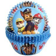 50 Paw Patrol Baking Cups Paper Cupcake Tools Cake Decorating Supplies Birthday