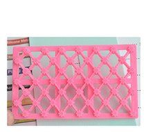 Anyana Lattice &amp; Flower Plastic Cookie Cutter Cake Mould Tool Kitchen Tool Sugar Paste Baking Mould Cookie Pastry N2