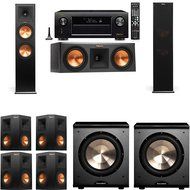 Klipsch RP-280F Tower Speakers-RP-250C-PL-200-7.2-Denon AVR-X4100W
