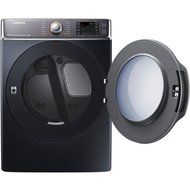 Samsung DV56H9100EG 9.5 Cu. Ft. Front-Load Electric Steam Dryer with Dual Heaters, Onyx N2