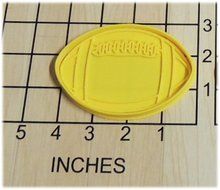 Football Shaped Cookie Cutter and Stamp #1187 N2