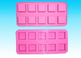 Creativemoldstore 1pcs 10-Small Square (HY1-038) Food Grade Silicone Chocolate/Jelly/Pudding/Ice/Candy DIY Mould