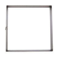 Hanason Stainless Steel Rings Square Molding Plating Forming Cake Mousse Rings 2pcs N2