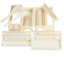 Hanpearl Pack of 11 DIY Sushi Maker Rice Mold Kitchen Sushi Making Tool Set N5
