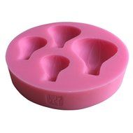 LYNCH 3D Air Balloon Silicone Cake Fondant Mold Kitchen Accessories,Pink N2