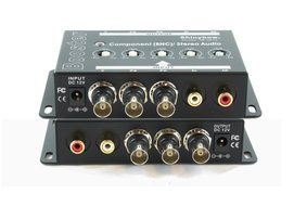 Shinybow Component BNC Video + Stereo Analog Audio Booster Extender Distribution Amplifier SB-2819 by Shinybow N3