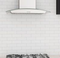 Ancona Tornado III Wall-Mounted Convertible Range Hood, 36-Inch, Stainless Steel N3