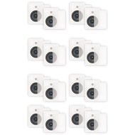 Blue Octave BDW62 In Wall 6.5" Speakers 2 Way Home Theater Surround Sound 8 Pair Pack