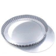 Meleg Otthon Nonstick Mini Round Quiche Pans Set ,Tart Pie Pan,Mini Tart Pans Set,Tartlet Quiche Pan Set with... N9