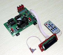 LM3886 Power supply amplifier board &amp; Remote LCD display screen 68W+68W