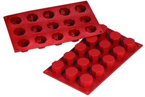 Fat Daddio's 1-Ounce Silicone Bakeware, Octagon
