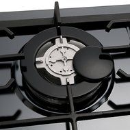 WindMax 23" Black Titanium Stainless Steel 4 Burner Built-In Stoves LPG/NG Gas Cooktops Cooker N2