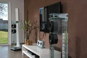 Waterfall Audio "Niagara" Diamond Glass Floor Standing Loudspeakers - Pair (Old Version) N14