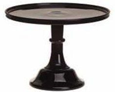 Cake Plate Round Plain &amp; Simple Mosser Glass (6", Jadeite)