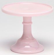 Cake Plate Round Plain &amp; Simple Mosser Glass (6", Jadeite) N2