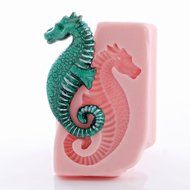 Seahorse Silicone Mold Food Safe Fondant, Chocolate, Candy, Resin, Polymer Clay, Soap, Craft, Jewelry Food Mold. N3