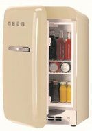 Smeg FAB5ULP 16&quot; Compact 50&#039;s Retro Style Mini Refrigerator with 1.5 cu. ft. Capacity Absorption Cooling Automatic...