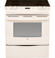 GE JS630DFCC 30" Bisque Electric Slide-In Smoothtop Range N3