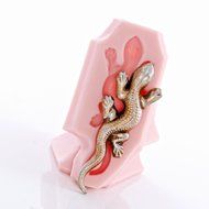 Small Lizard Silicone Mold Food Safe Mold Fondant Candy Craft Jewelry Resin Polymer Clay Mold N4