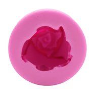VANKER Novelty 3D Rose Flower Shape Mold Handmade Craft Soap Candle Mould Reusable Cool N5