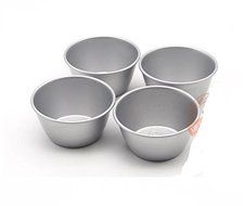 Astra shop Pack of 8 Individual Molds/ Chocolate Molten Pans/ Pudding Cups/ Raspberry Souffle Pot Pie Darioles... N6