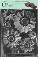 Cybrtrayd C171 5-Piece Stack Tree Life of the Party Chocolate Candy Mold with Exclusive Cybrtrayd Copyrighted...