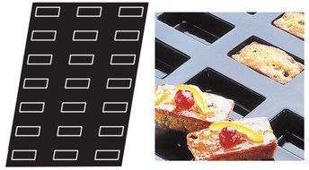 Flexipan 336104 Rectangular 21 Cakes Nonstick Sheet Mold