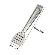Stainless Steel Porous Food Tong For Grip Cake Cookie Meet Portable Practical Barbecue BBQ Tools Kitchen N5